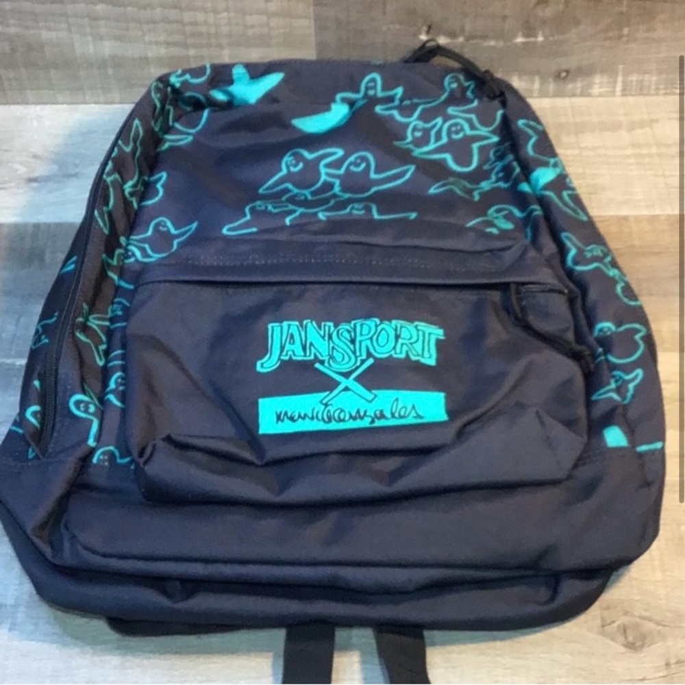 NWT JANSPORT X Mark Gonzalez varsity green and black backpack